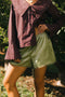 Goldie Satin Short // Matcha